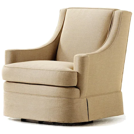 Jackie Upholstered Swivel Rocker